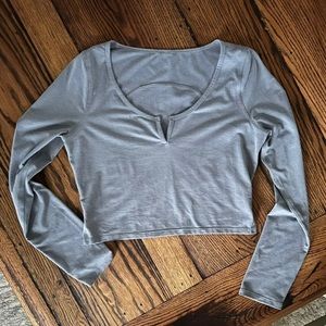 Lululemon cropped Henley